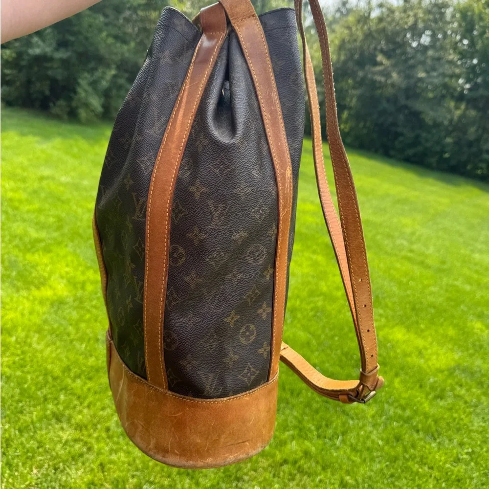 Authentic Louis Vuitton Monogram Randonnee Shoulder Bag